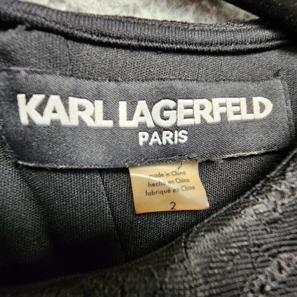 KARL LAGERFELD Paris‎ Sleeveless Leopard Print Dress Womens Size 2 NEW w/ Tag - Picture 7 of 15